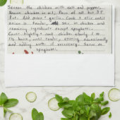 Voeg je eigen favoriete recept toe aan de maatstaf theedoek (Gevouwen)