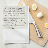 Voeg je eigen favoriete recept toe aan de maatstaf theedoek (Quarter Fold)