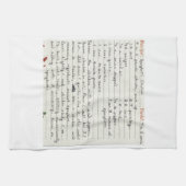 Voeg je eigen favoriete recept toe aan de maatstaf theedoek (Horizontaal)