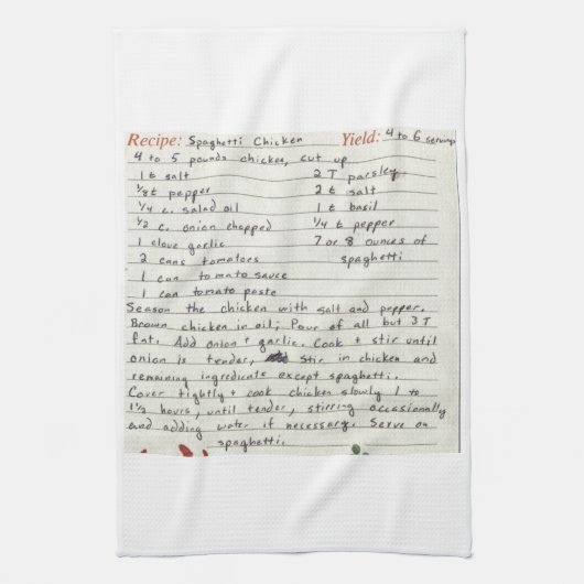 Voeg je eigen favoriete recept toe aan de maatstaf theedoek (Verticaal)