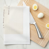 Voeg je eigen favoriete recept van oma mama toe theedoek (Quarter Fold)