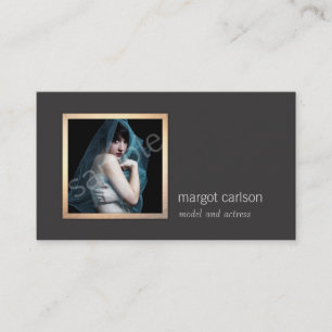 Voeg je eigen foto Chic Mode fotografie toe Visitekaartje
