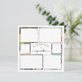 Voeg je eigen Foto Collage Moeder Best Mam Quote t (Staand voorkant)