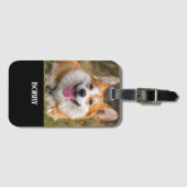 Voeg je eigen foto en naam toe bagagelabel (Voorkant (horizontaal))