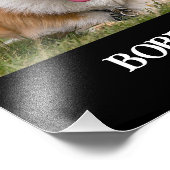 Voeg je eigen foto en naam toe foto afdruk (Hoek)