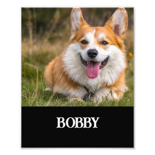 Voeg je eigen foto en naam toe foto afdruk