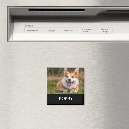 Voeg je eigen foto en naam toe magneet (Insitu (Vaatwasser))