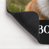 Voeg je eigen foto en naam toe muismat (Hoek)