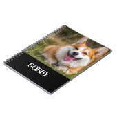 Voeg je eigen foto en naam toe notitieboek (Linkerzijde)