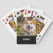 Voeg je eigen foto en naam toe pokerkaarten (Achterkant)