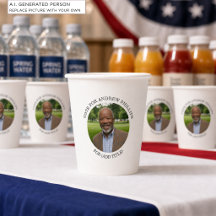 Voeg je eigen foto en verkiezingscampagne titel to