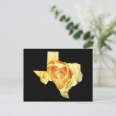 Voeg je eigen foto Texas Map Shape Briefkaart (Staand voorkant)