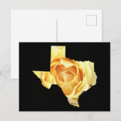 Voeg je eigen foto Texas Map Shape Briefkaart (Voorkant / Achterkant)