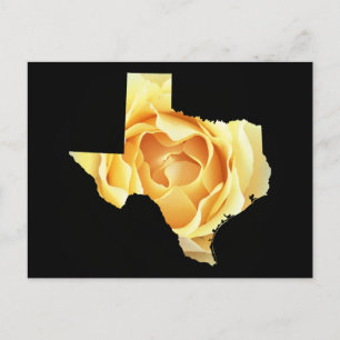 Voeg je eigen foto Texas Map Shape Briefkaart