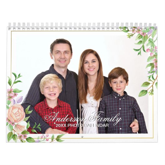 Voeg je eigen foto toe 2-pagina Medium 2025 Kalend Kalender (Hoes)