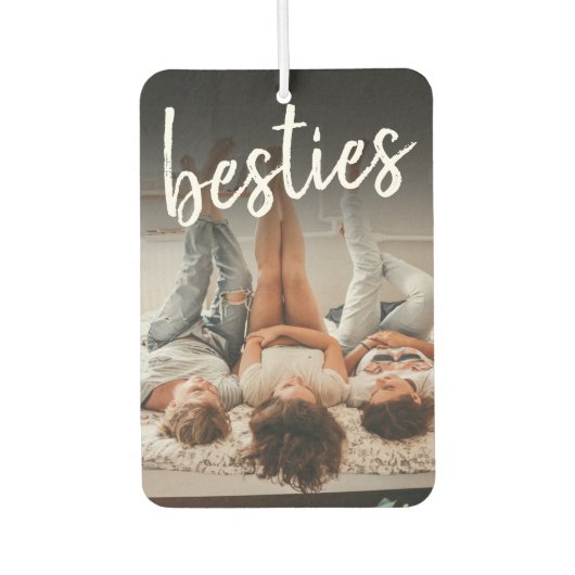 Voeg je eigen foto toe aan je vrienden luchtverfrisser (Voorkant)