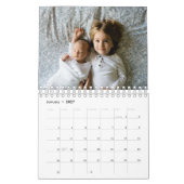 Voeg je eigen foto toe Aangepaste 2-pagina 2025 Ka Kalender (Jan 2027)