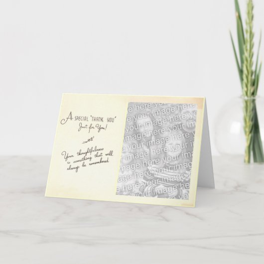 Voeg je eigen foto toe, bedankt (Voorkant)