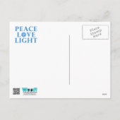 VOEG JE EIGEN FOTO TOE - Chanoeka - Davidster Feestdagenkaart (Achterkant)