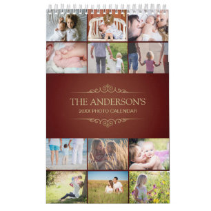 Voeg je eigen foto toe Enkele pagina 2025 Kalender