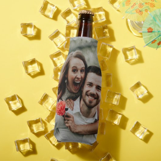 "Voeg je eigen foto toe" Flesjeskoeler (Insitu Zomer)