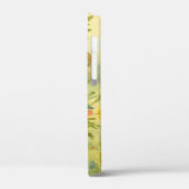 Voeg je eigen foto toe Gelukkige meid met bloemen  Case-Mate iPhone Case (Achterkant / Links)