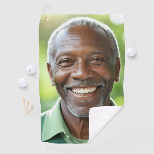 Voeg je eigen foto toe golfhanddoek (Insitu)