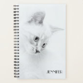 Voeg je eigen foto toe Kat Gepersonaliseerde naam Planner (Voorkant)