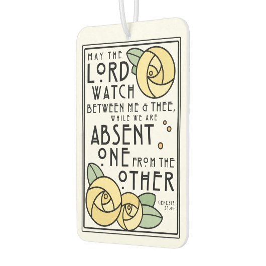 Voeg je eigen foto toe | Mizpah Blessing luchtverf Luchtverfrisser (Links)