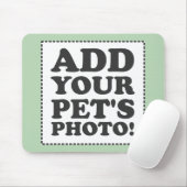 "Voeg je eigen foto toe" Muismat (Met muis)