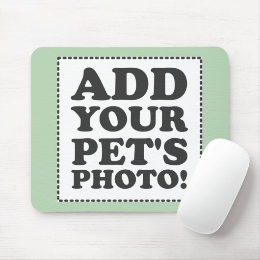 "Voeg je eigen foto toe" Muismat (Met muis)