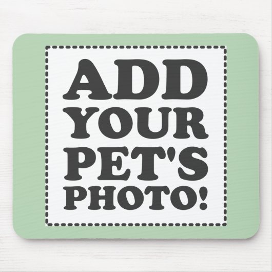 "Voeg je eigen foto toe" Muismat (Voorkant)