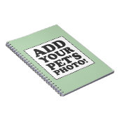 "Voeg je eigen foto toe" Notitieboek (Rechterzijde)