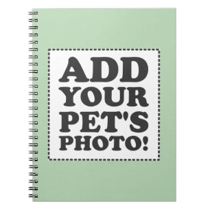 "Voeg je eigen foto toe" Notitieboek