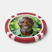Voeg je eigen foto toe poker chips (Enkel)