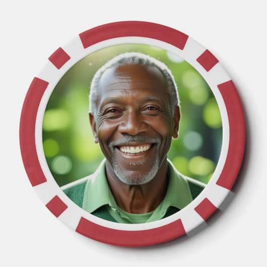 Voeg je eigen foto toe poker chips (Achterkant)