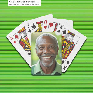 Voeg je eigen foto toe pokerkaarten
