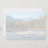 Voeg je eigen foto toe River Runners Christmas Kaa Kaart (Achterkant)