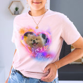 Voeg je eigen foto toe Schattigee Airbrushed Style T-shirt