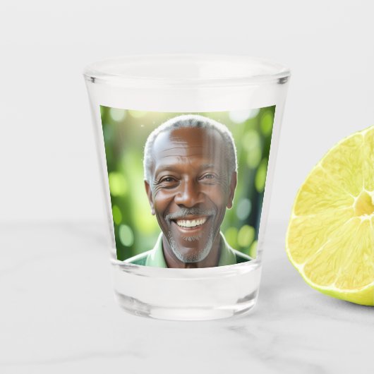 Voeg je eigen foto toe shot glas (Voorkant)