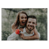 "Voeg je eigen foto toe" Snijplank (Voorkant)