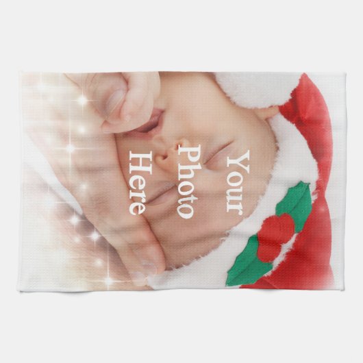 voeg je eigen foto toe theedoek (Horizontaal)