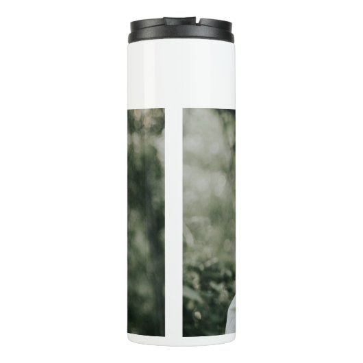 "Voeg je eigen foto toe" Thermosbeker (Achterkant)