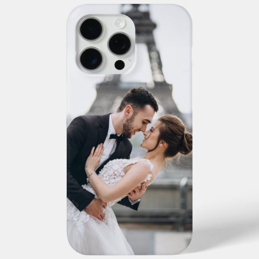 Voeg Je Eigen Foto Toe | Trouwen Case-Mate iPhone Case (Achterkant)