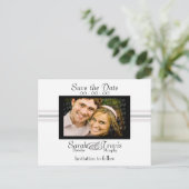 Voeg je eigen foto toe - Wit Aankondigingskaart (Staand voorkant)