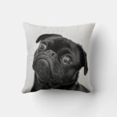 Voeg je eigen foto van de hond toe kussen (Achterkant)