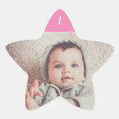 Voeg je eigen foto Verjaardag Stickers (Voorkant)