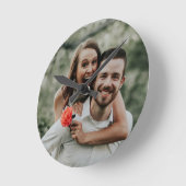 "Voeg je eigen foto" wandklok (Hoek)