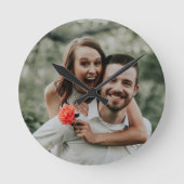 "Voeg je eigen foto" wandklok (Voorkant)