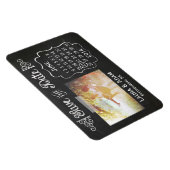 Voeg je eigen fotobord toe Sla de datummagneet op Magneet (Rechterzijde)